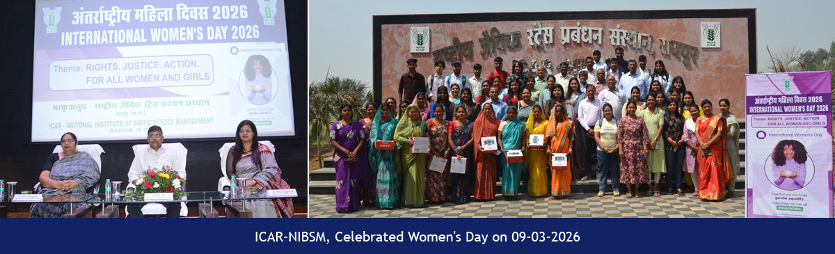 ICAR-NIBSM, Celebrated Women's Day on 09-03-2026