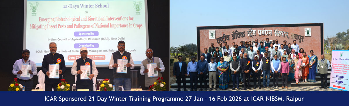 ICAR Sponsored 21-Day Winter Training Programme 27 Jan - 16 Feb 2026 at ICAR-NIBSM, Raipur 